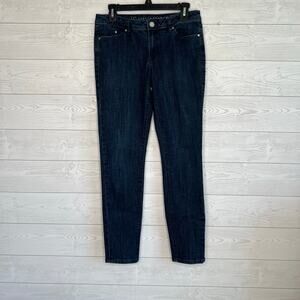 LC Lauren Conrad dark wash skinny ankle jeans Size 8